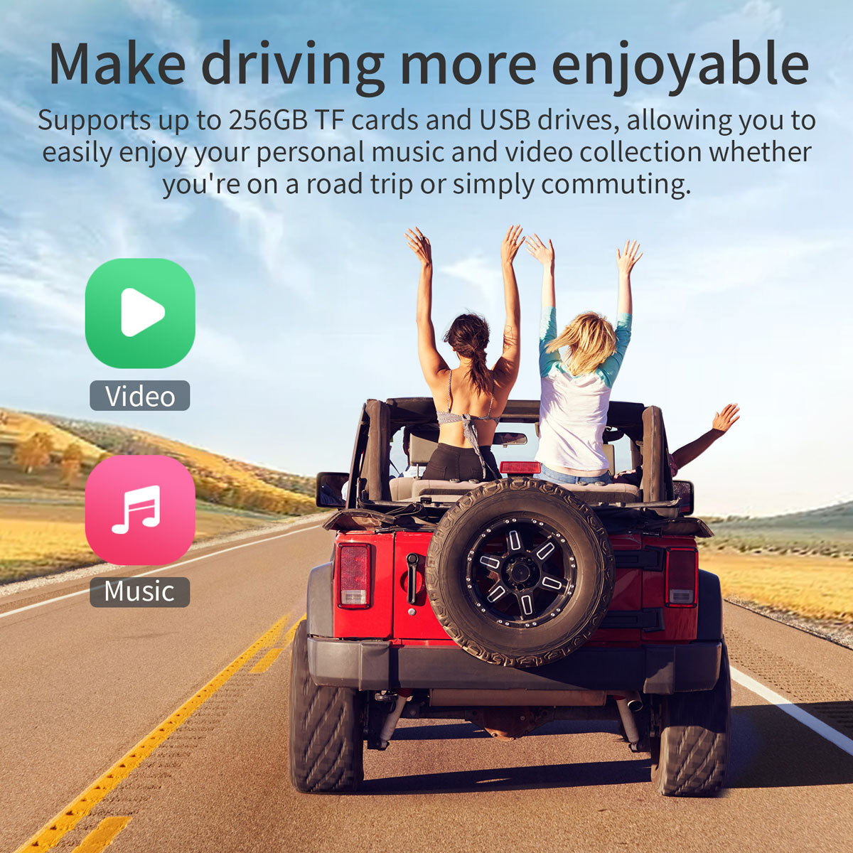 7" Touchscreen Car Play Display